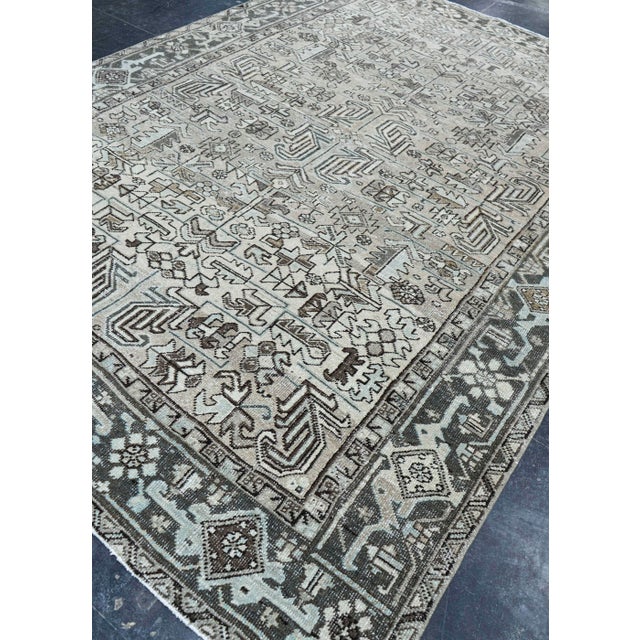 Turkish Turkish Vintage Rug 7'7" x 10'6" #16722 For Sale - Image 3 of 8
