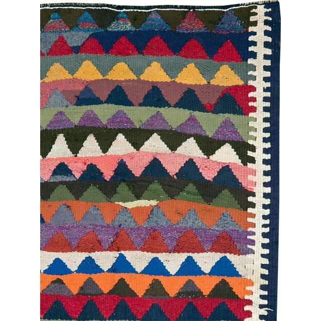 Galerie Shabab Collection Mid-20th Century Persian Flatweave Kilim Rug For Sale - Image 4 of 10