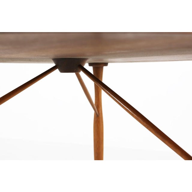 Mid-Century Wooden Coffee Table, Belgium, 1950s For Sale - Image 6 of 10