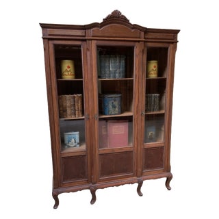 Antique Art Nouveau Display Cabinet, 1915 For Sale