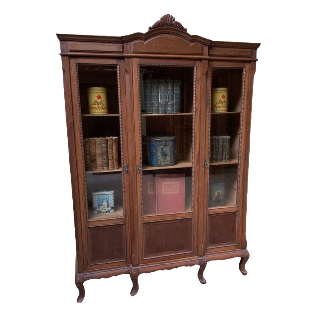 Antique Art Nouveau Display Cabinet, 1915 For Sale
