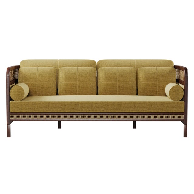 Crockford Sofa by Wood Tailors Club, in Upcycled conditions. Designed from 2000 Signed by Maker
