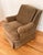 Contemporary Brown Chenille Custom Upholstered Club Chair For Sale - Image 11 of 11