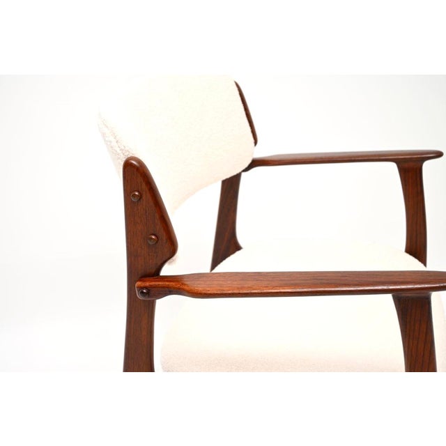 Vintage Danish Desk Chair by Erik Buch for Oddense Maskinsnedkeri, 1960s For Sale - Image 9 of 11