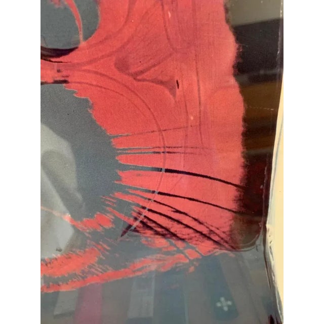 Purple Screenprint Poster of Andy Warhol, Broadway, Galerie Delta Rotterdam, 1984 For Sale - Image 8 of 11