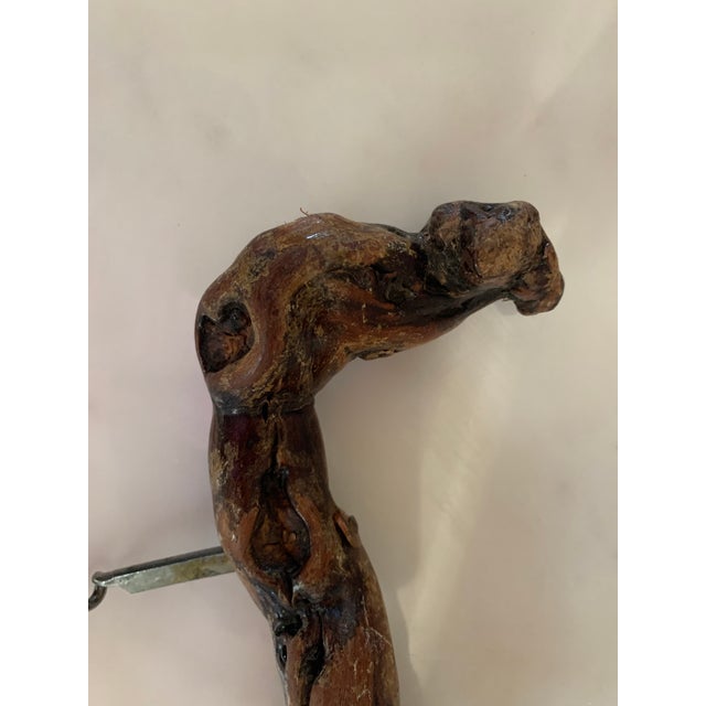 A wonderful French Made corkscrew from the Bordeaux region of France. The corkscrew itself is made of iron and has a very...