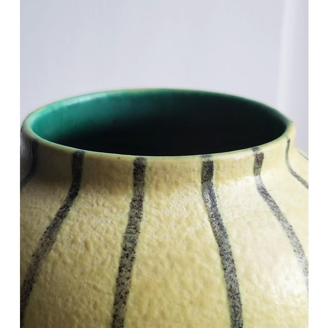 Mid-Century Modern German Pottery Vase, 1950s For Sale - Image 4 of 10