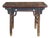 Mid-20th C. Chinese Ming Style Sculptural Elm Altar Wine Table Hall Console 39" For Sale
