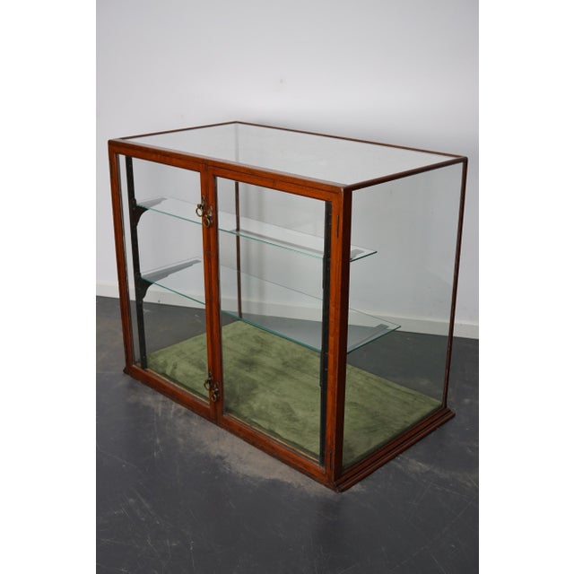 Victorian Mahogany Shop Display Cabinet Counter or Vitrine, Late 19th Century For Sale - Image 3 of 16