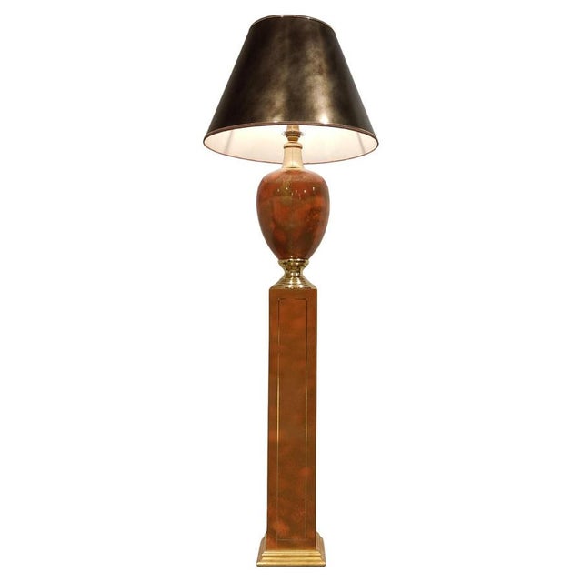 Floor Lamp by Maison Le Dauphin, 1980s For Sale - Image 11 of 11