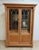 Tan 1980s Henredon Monumental Aegean Crystal Curio China Hutch Cabinet Neo Classical For Sale - Image 8 of 13