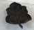 Vintage Hand Carved Wooden Leaf Shape Bowl For Sale In Dallas - Image 6 of 9