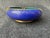 Metal Vintage Blue Floral Cliosonne Catchall For Sale - Image 7 of 9
