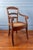 French Scroll Armchair with Rush Seat, 19th Century For Sale - Image 4 of 11