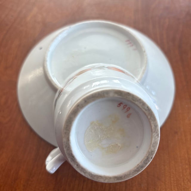 Coalport Pattern 599 Hand Painted Imari Japan Coffee Cup & Saucer circa 1810-1815. That makes this teacup 211- 216 years...