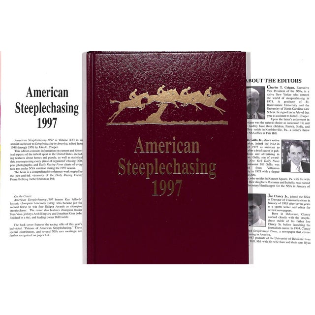Traditional "American Steeplechasing 1997" Colgan, Charles T. [Editor] For Sale - Image 3 of 12