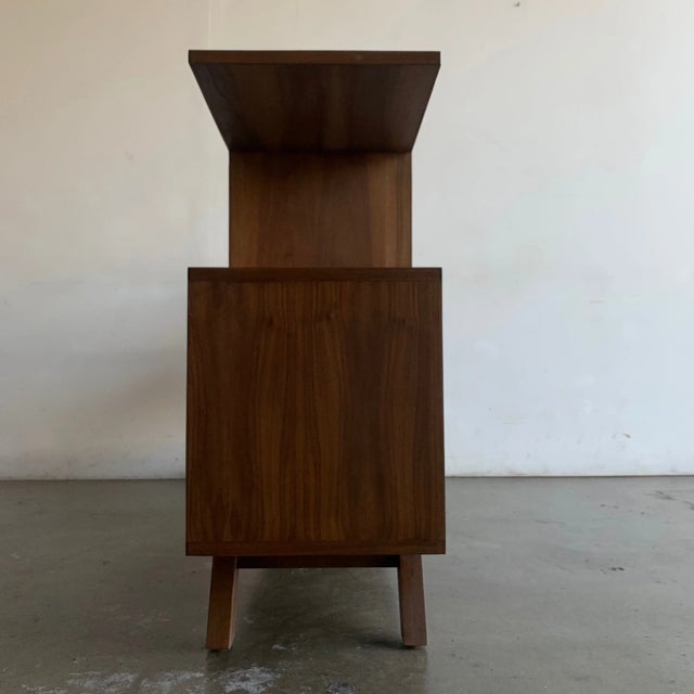 Brown Two Tier Bookshelf For Sale - Image 8 of 9