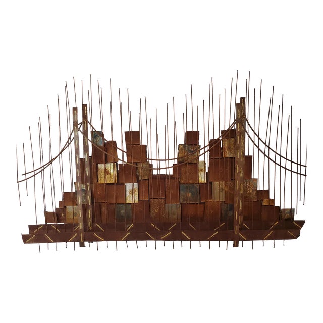 Jere Wall Sculpture Cityscape For Sale