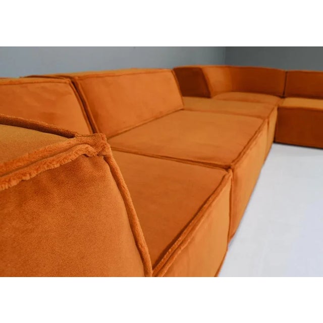 Orange COR Trio Sectional Sofa, 1970s, Set of 9 For Sale - Image 12 of 18