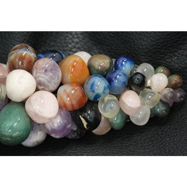 Blue Multicolor Stone Grape Bunch, 1990s For Sale - Image 8 of 17