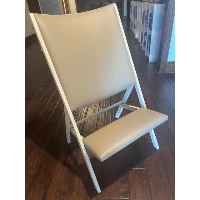 Gabriella Folding Chairs Model D.270.2 by Gio Ponti - a Pair For Sale - Image 9 of 11