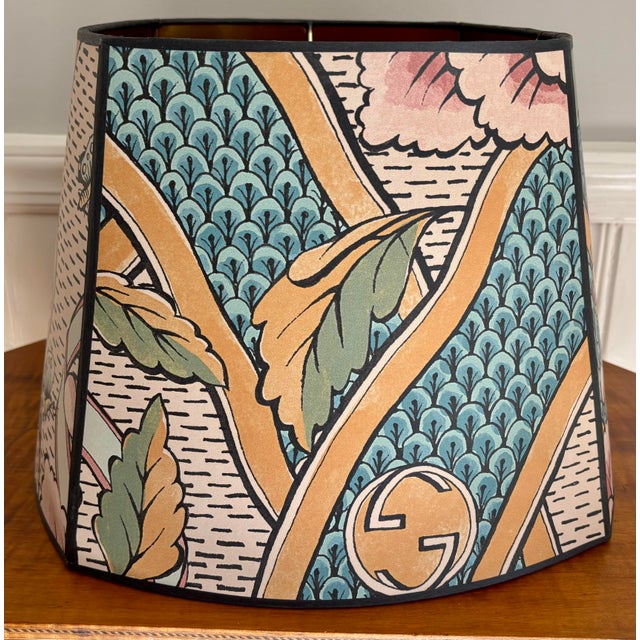 Colorful Gucci Lampshade For Sale In Portland, ME - Image 6 of 8