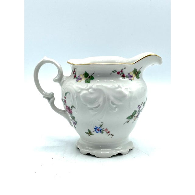 Modern 1930s Hand-Painted Porcelain Jug For Sale - Image 3 of 8