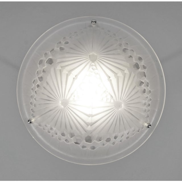Charles Schneider French Art Deco Pendant Light by Charles Schneider & Andre Neut 1930 France - 2 Available For Sale - Image 4 of 12