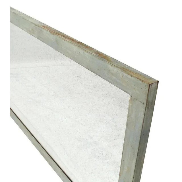 Vintage Mid Century Large Wall Mirror For Sale - Image 6 of 7