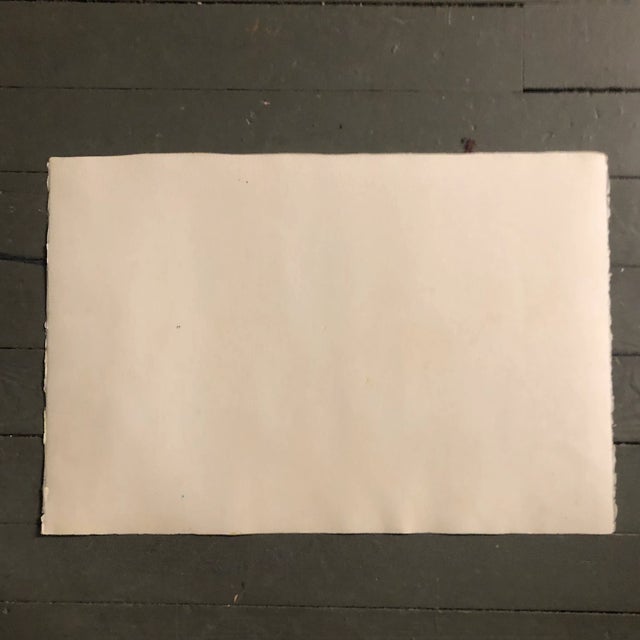 Impressionist Original Vintage Watercolor Still Life Painting Tulips For Sale - Image 3 of 4