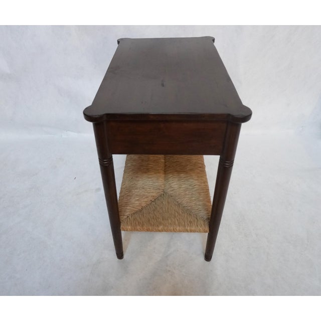 2020s Miramar End Table With Drawer and Rush Shelf From Rooms & Gardens For Sale - Image 5 of 18