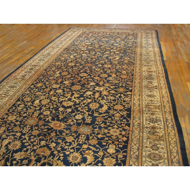 Antique Persian Malayer rug, size: 9'0"x 19'9".