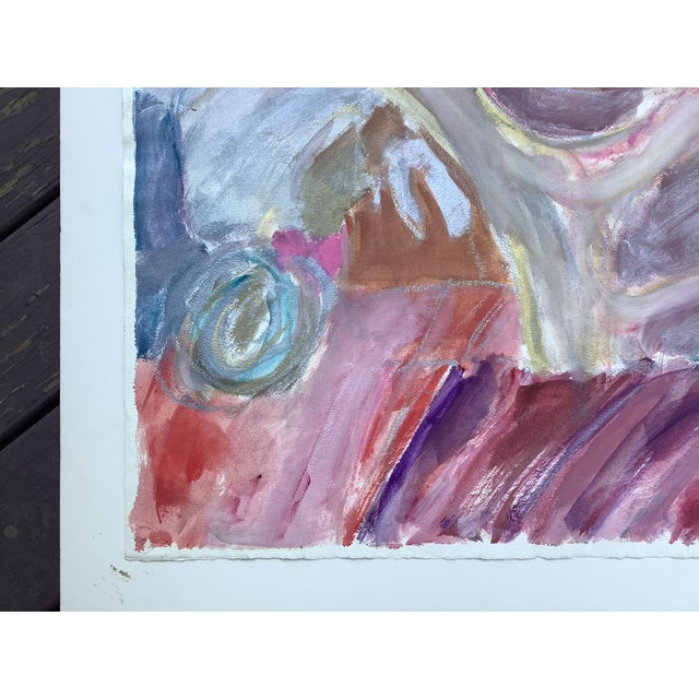 Abstract Joanna Salska Abstract Composition - 22 x 30 in For Sale - Image 3 of 4