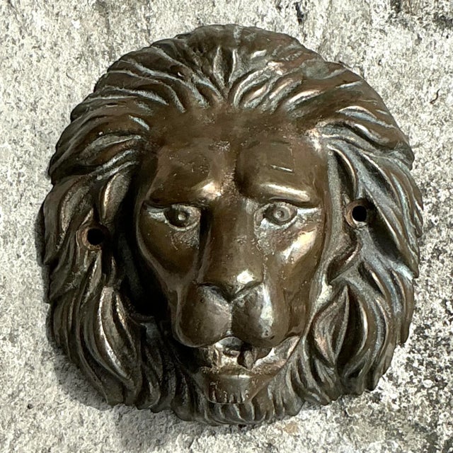 Add a touch of regal charm and boho flair to your décor with this stunning Vintage Boho Brass Lion Head. This intricately...