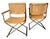 Set/4 French Jute Raffia Woven Directors Chairs For Sale - Image 9 of 12