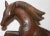 Brown Amazing Hand-Carved Wood Horse For Sale - Image 8 of 9