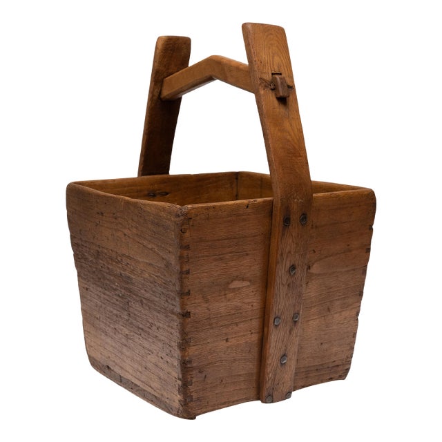 Chinese Provincial Grain Container, C. 1900 For Sale