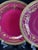 French Crimson & Gilt Porcelain Cabinet Plates from WG Co Limoges, 1890s, Set of 2 For Sale - Image 9 of 17