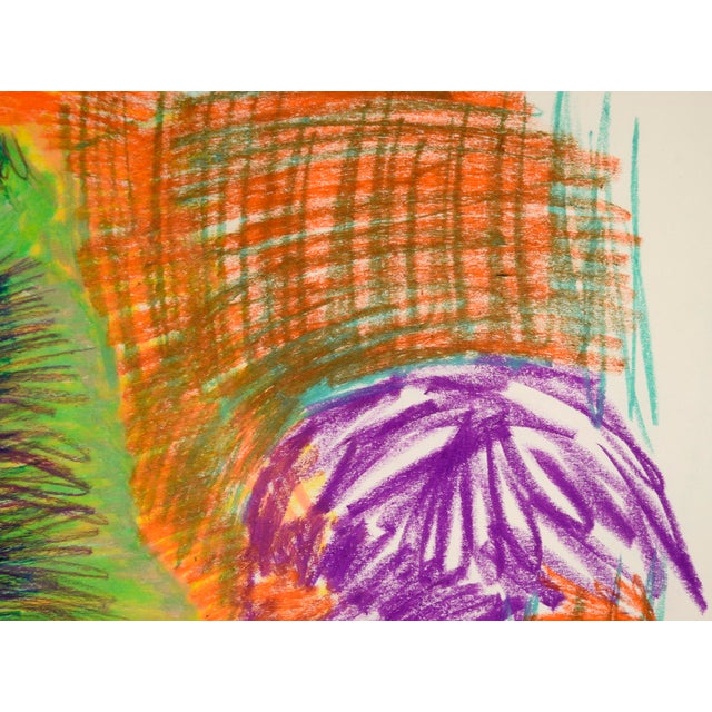 Abstracted Woman in Shadows in Pastel on Paper For Sale In Monterey, CA - Image 6 of 6