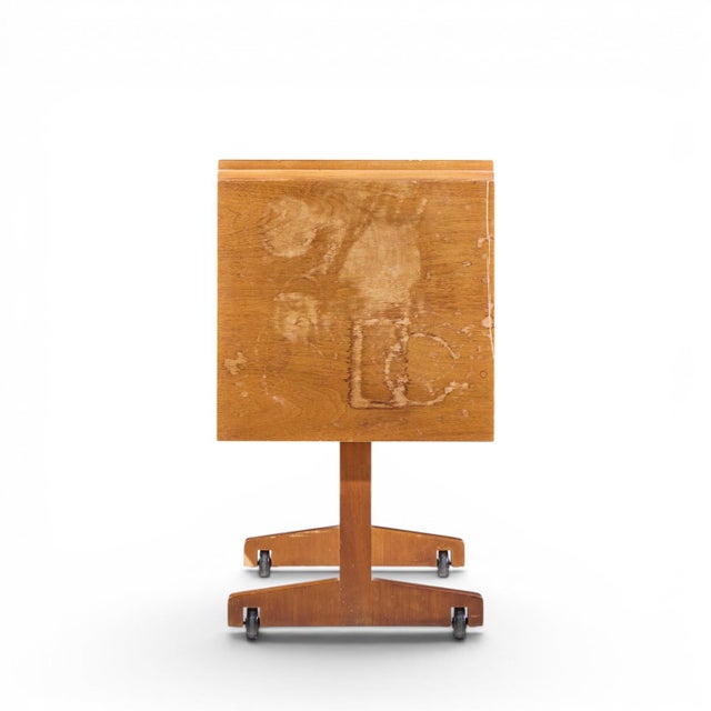 Widdicomb Robsjohn Gibbings for Widdicomb Mid Century Bleached Mahogany Dropside Console Table For Sale - Image 4 of 11