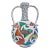 Vintage Hand Crafted Mert El Sanatlari Turkish Iznik Style Bottle Vase For Sale