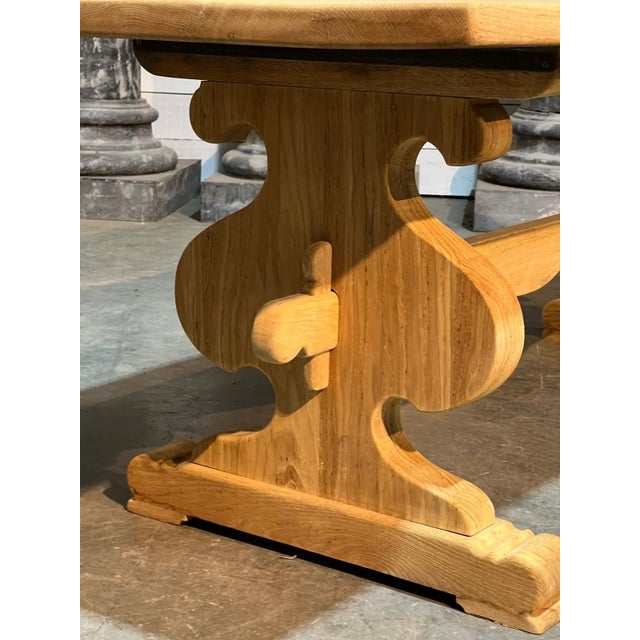 French Farmhouse Dining Table in Oak, 1925 For Sale - Image 13 of 18