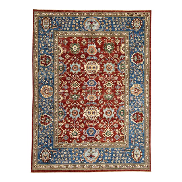 Oriental Handmade Rug 8'9" x 11'11" For Sale