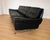 Animal Skin Vintage Danish Four-Seater Sofa in Black Leather and Chrome from Svend Skipper For Sale - Image 7 of 11