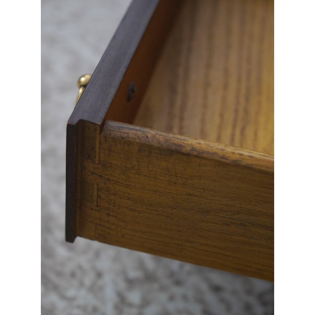 Pair Baker Chippendale Mahogany 1 Drawer Small Bookshelves For Sale In Philadelphia - Image 6 of 18