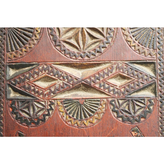 Folk Art Slavic Weavers Distaff Item A. 8 X8x 28 For Sale - Image 6 of 12