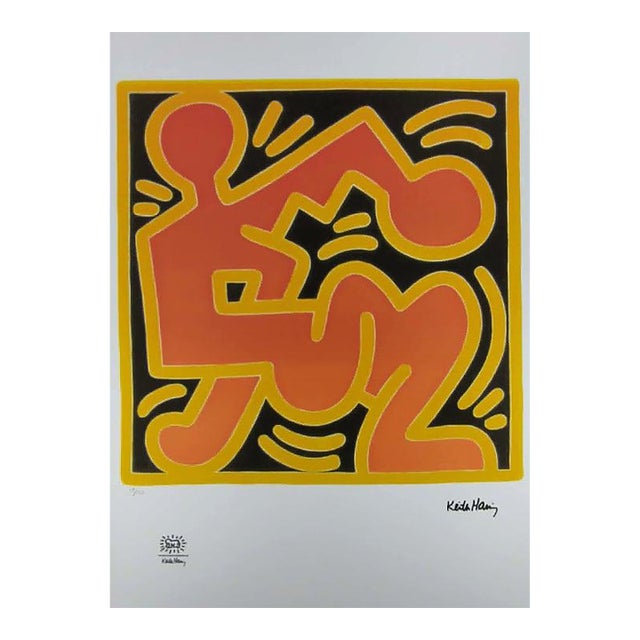 Keith Haring, Figurative Composition, 1990s, Limited Edition Lithograph For Sale