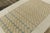 Mid-Century Modern 1960s Vintage Distressed Zeki Muren Rug in Beige-Brown, Blue Trellis Pattern For Sale - Image 3 of 8