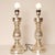 English Country Home Vintage Table Lamps French Country Lamps Faux Mercury Silver Glass Modern - A Pair For Sale - Image 4 of 10