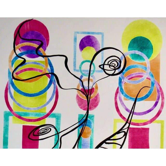 Expressionism Ruth Leaf Circus Series C C. 1990 Original Print For Sale - Image 3 of 7